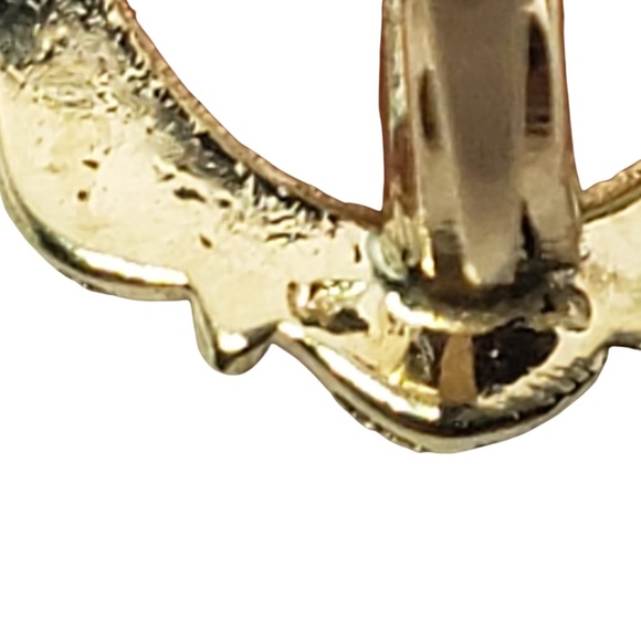 Vintage 14 Karat Yellow Gold Cameo Earrings #12704 - Picture 5 of 7